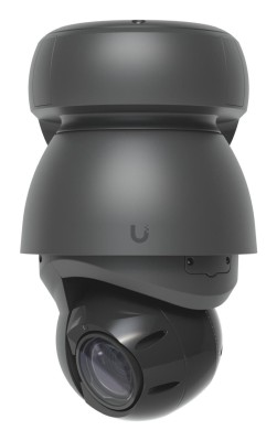 Ubiquiti Networks UniFi AI PTZ Industrial, 4K@30fps, 22x optisk zoom, IR 100m, AI, inomhus/utomhus IP66, PoE++ - Svart