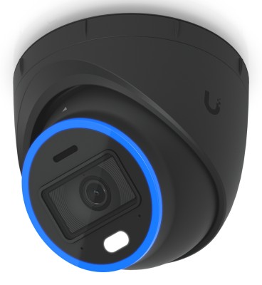 Ubiquiti Networks UniFi AI Turret, 4K@30fps, IR 40m, AI, inomhus/utomhus IP66, PoE+ - Svart