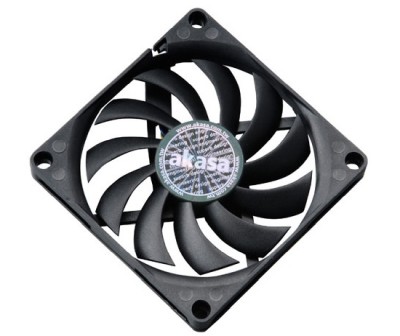Fläkt 80 mm Akasa Slimfan, 27 dB, 600-3000 rpm#2