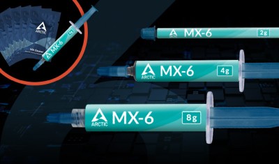 Kylpasta Arctic MX-6 High Performance Thermal Compound, 4 gram, inkl. 6 st MX Cleaner#4