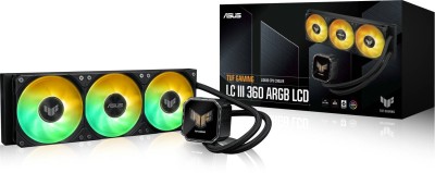 Asus TUF Gaming LC III 360 ARGB LCD, 3x120 mm fläktar - Svart#7