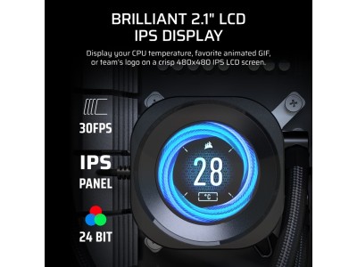 Corsair Nautilus 360 RS LCD, 3x120mm - Svart#3