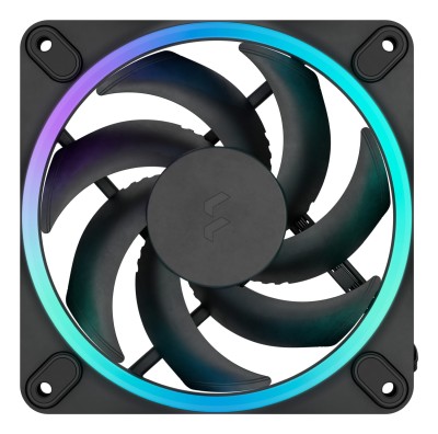 Fläkt 120 mm Fractal Design Momentum 12 RGB, 28,03 dB, 350-2200 rpm, 62,44 cfm - Svart#2