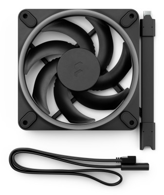 Fläkt 120 mm Fractal Design Momentum 12 RGB, 28,03 dB, 350-2200 rpm, 62,44 cfm, 3-pack - Svart#3