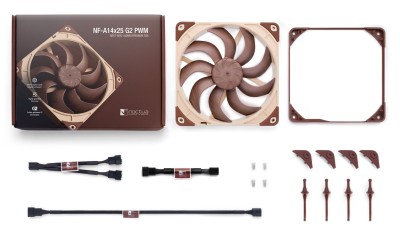 Fläkt 140 mm Noctua NF-A14x25 G2 PWM Premium Fan, 24,8 dBA, 1500 rpm, 155,6 m³/h#5