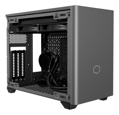 Cooler Master MasterBox NR200P MAX, Mini-ITX, härdat glas, inkl. 850W nätagg - Grå#3