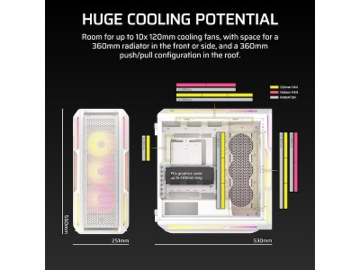 Corsair iCUE LINK 5000T LX RGB, ATX, TG - Vit#4