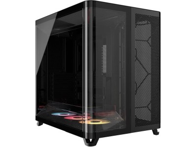 Corsair AIR 5400 RS-R ARGB Triple Chamber Mid Tower, TG, E-ATX - Svart