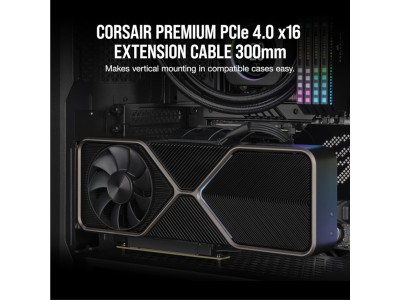 Corsair Premium Pcie, 4.0x16 Extension Cable 300mm#3