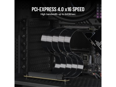 Corsair Premium Pcie, 4.0x16 Extension Cable 300mm#4