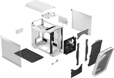 Fractal Design Torrent Nano, Mini-ITX, TG - Vit#8