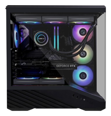 Lian Li Vector V100, ATX, TG, 4x120mm RGB PWM fläktar - Svart#7