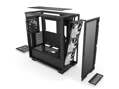 NZXT H7 Flow RGB, ATX - Svart#6