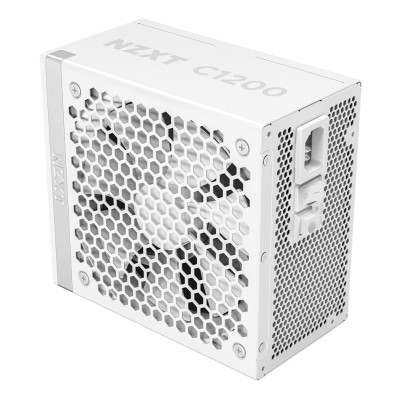 NZXT C1200 Gold, 1200W, ATX 3.1, 135 mm fläkt, 80PLUS Gold, löstagbara kablar - Vit#3