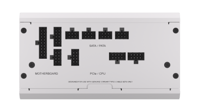 Corsair RM750x Shift White 750W, ATX, 80PLUS Gold, löstagbara kablar - Vit#4
