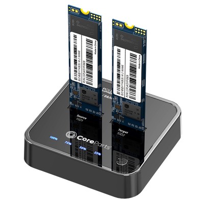 CoreParts USB3.2 Type C (10Gpbs) M.2 NVMe SSD cloner Docking#2