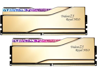 32 GB (2x16GB) DDR5-6000 G.Skill Trident Z5 Royal Neo RGB Gold CL28, AMD EXPO#2