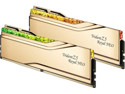 32 GB (2x16GB) DDR5-6000 G.Skill Trident Z5 Royal Neo RGB Gold CL28, AMD EXPO#3