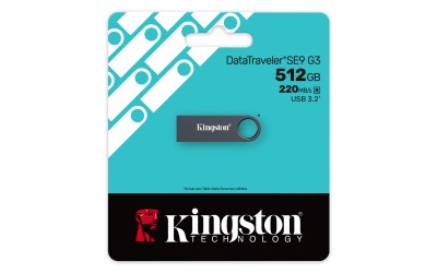 512 GB Kingston DataTraveler SE9 G3, USB 3.2, metallhölje - Svart#4