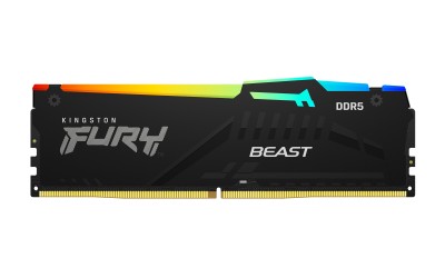 32 GB (2x16GB) DDR5-6400 Kingston FURY Beast Black RGB CL32, XMP - Svart#3