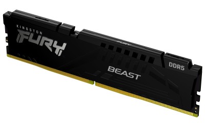 32 GB (1x32GB) DDR5-6000 Kingston FURY Beast Black CL36, AMD EXPO - Svart