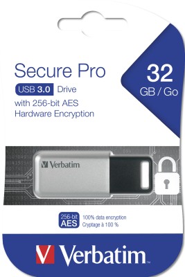 32 GB, Verbatim Secure Pro, USB 3.2 Gen 1#2