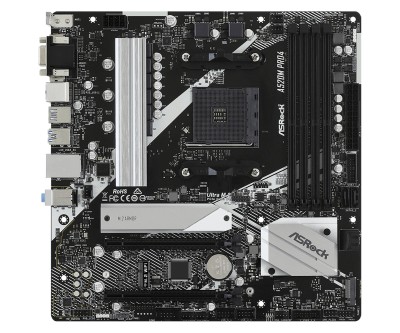ASRock A520M Pro4 Micro-ATX AM4 AMD A520