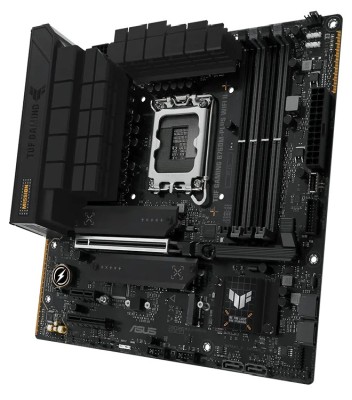 Asus TUF GAMING B760M-PLUS WIFI II, Intel LGA1700, PCI Express, MicroATX, 4xDDR5, 3xM.2 + SATA3 RAID, HDMI/DP, USB-C, 2.5Gbe LAN, WiFi 6E, Bluetooth 5.3, Aura Sync RGB