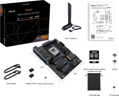 Asus ProArt B850-Creator WiFi Neo, AMD AM5, ATX, 4xDDR5, 4xPCI Express, 3xM.2 + SATA3 RAID, HDMI/DP/USB-C, USB-C, 2x5GbE LAN, WiFi 7, Bluetooth 5.4#3