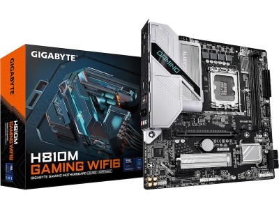Gigabyte H810M S2H, Intel LGA1851, MicroATX, 2xDDR5, PCI Express, M.2 + SATA3, VGA/HDMI/DP, GigaLAN, RGB Fusion