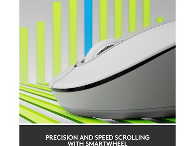 Logitech Signature M650 Large Left-handed, 2000 dpi, RF/Bluetooth, vänsterhänt - Off White#3
