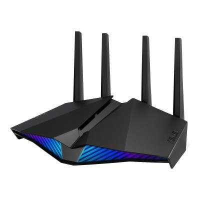 Trådlös router Asus RT-AX82U Wireless AX5400 Dual Band med 4-port Gigabit switch, AiMesh, WiFi 6