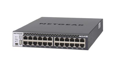 Netgear ProSafe M4300-24X, 24-port 10Gbe + 4xSFP 10Gbe, rackmonterad