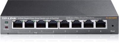 TP-LINK 8-Port Gigabit Desktop PoE Easy Smart Switch, 8 Gigabit RJ45 P