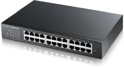 ZyXEL GS1900-24E, 24-port Gigabit, Smart Managed Switch, rackmonterbar, fläktlös