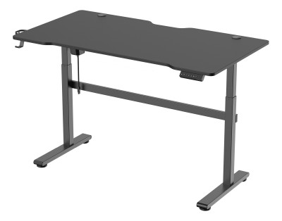 Deltaco_gaming DT410 height adjustable gaming desk, cable management