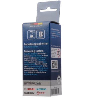 BoschSiemens Avkalkningstabletter till kaffe- och vattenkokare