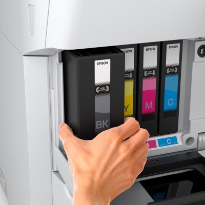 Epson WorkForce Pro EM-C7100DWF, A3 skrivare + scanner + kopiator + fax, 25/24 ppm ISO, 800x2400 dpi scanner, display, duplex, AirPrint, USB/LAN/WiFi#2
