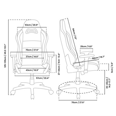 Arozzi Torretta SoftFabric - Pure Black#5