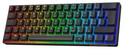 Deltaco_gaming DK470 60% Mechanical Keyboard, Lubed Hot-Swap KTT Switches