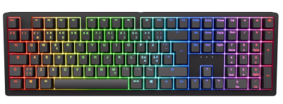 Ducky Zero 6108 Classic Fullsize Wireless (Tri-mode) RGB, Cherry MX2A Speed Silver - Svart#2