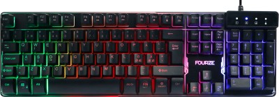 Fourze GK120 Gaming Keyboard, membran, LED regnbåge