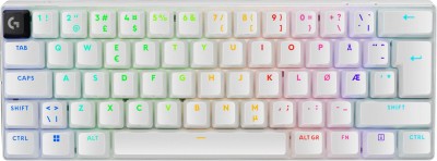 Logitech G Pro X 60 Lightspeed, TKL 60%, optiskt Tactile, LightSync RGB - Vit#2