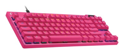 Logitech PRO X TKL RAPID Wired Gaming Keyboard Linear, Lightsync RGB - Rosa#2