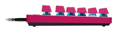 Logitech PRO X TKL RAPID Wired Gaming Keyboard Linear, Lightsync RGB - Rosa#4