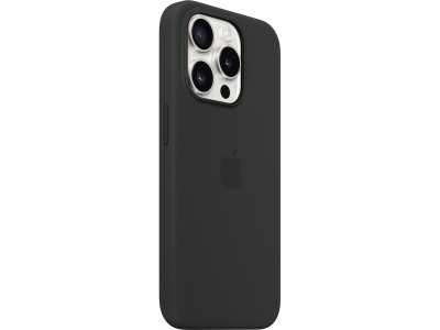 Apple iPhone 15 Pro Silicone Case med MagSafe - Black