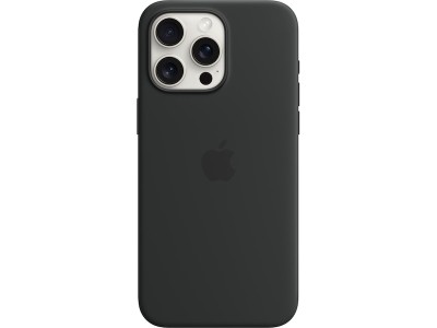 Apple iPhone 15 Pro Max Silicone Case med MagSafe - Black