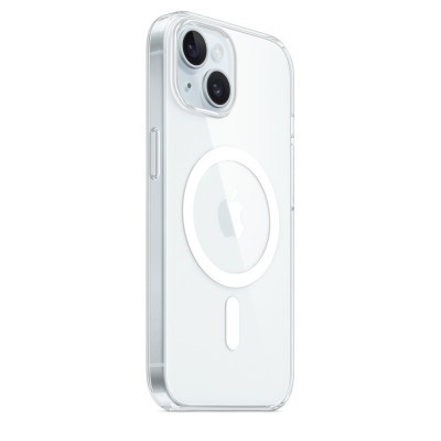 Apple iPhone 15 Clear Case med MagSafe#2