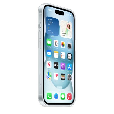 Apple iPhone 15 Clear Case med MagSafe#3