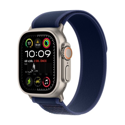 Apple Watch Ultra 2 GPS + Cellular 49mm Naturlig Titanboett med Blue Terrängloop - M/L#1